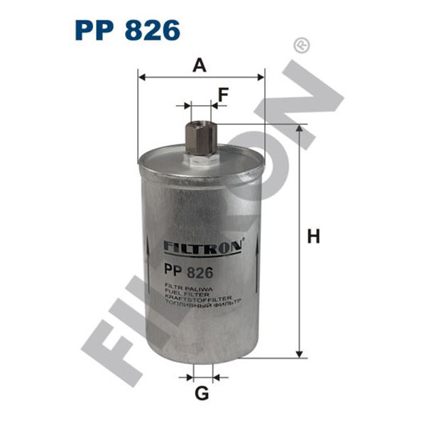 Filtre à gasoil Filtron PP826 Filtre à gasoil Filtron PP826