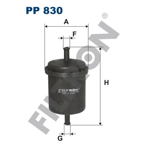 Filtre à gasoil Filtron PP830 Filtre à gasoil Filtron PP830