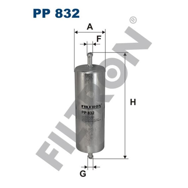 Filtre à gasoil Filtron PP832 Filtre à gasoil Filtron PP832