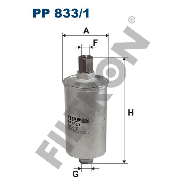 Filtre à gasoil Filtron PP833/1 Filtre à gasoil Filtron PP833/1