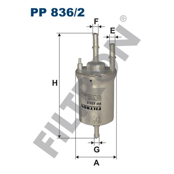 Filtre à gasoil Filtron PP836/2 Filtre à gasoil Filtron PP836/2
