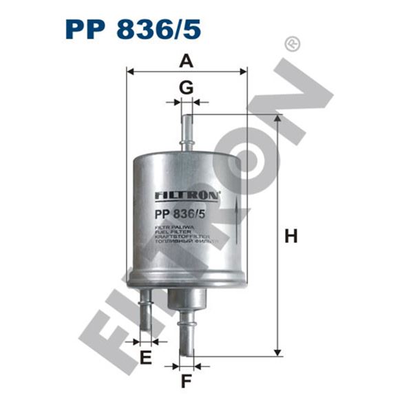 Filtre à gasoil Filtron PP836/5 Filtre à gasoil Filtron PP836/5