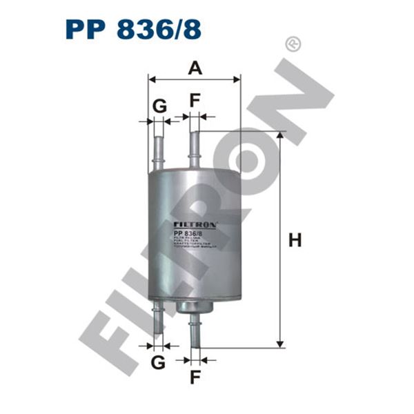 Filtre à gasoil Filtron PP836/8 Filtre à gasoil Filtron PP836/8