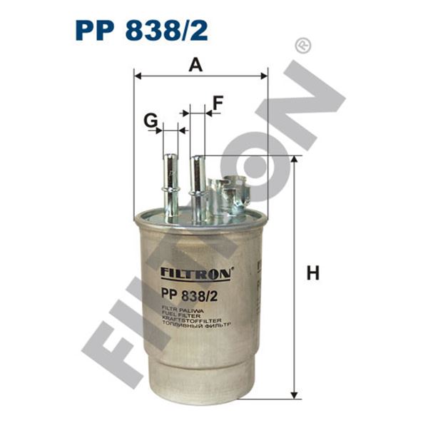 Filtre à gasoil Filtron PP838/2 Filtre à gasoil Filtron PP838/2