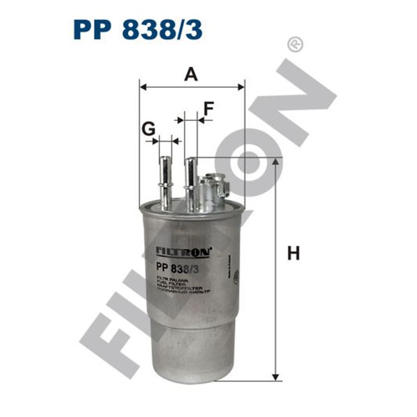 Filtre à gasoil Filtron PP838/3 Filtre à gasoil Filtron PP838/3