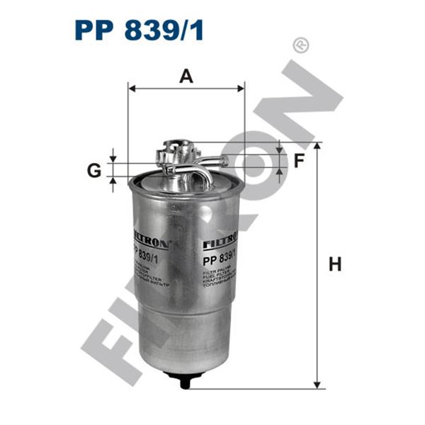 Filtre à gasoil Filtron PP839/1 Filtre à gasoil Filtron PP839/1