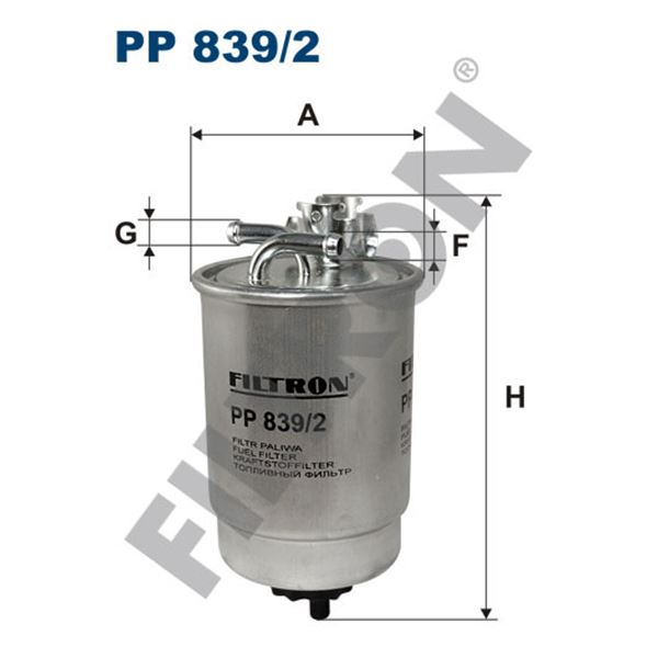 Filtre à gasoil Filtron PP839/2 Filtre à gasoil Filtron PP839/2