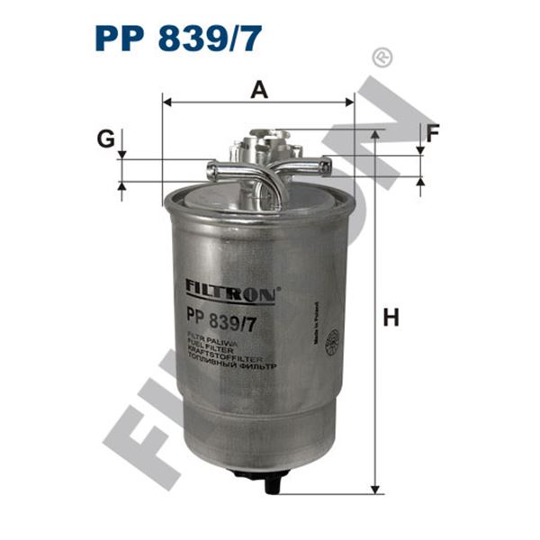 Filtre à gasoil Filtron PP839/7 Filtre à gasoil Filtron PP839/7