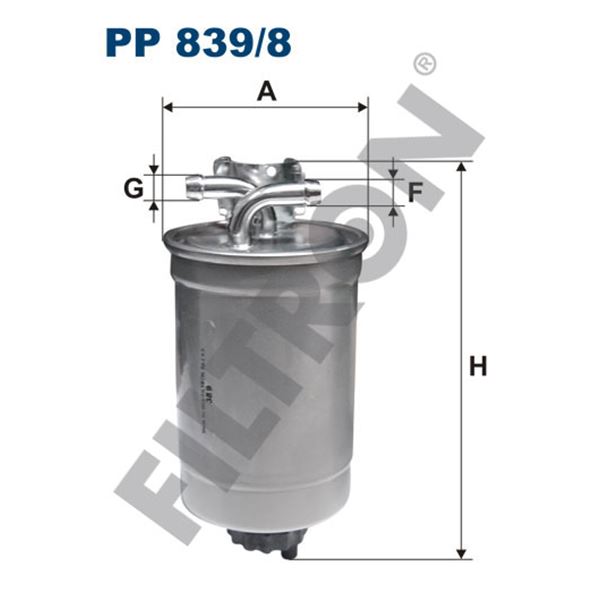 Filtre à gasoil Filtron PP839/8 Filtre à gasoil Filtron PP839/8