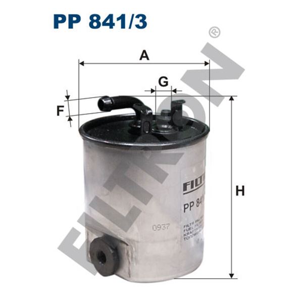 Filtre à gasoil Filtron PP841/3 Filtre à gasoil Filtron PP841/3