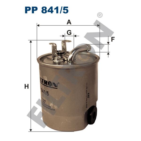 Filtre à gasoil Filtron PP841/5 Filtre à gasoil Filtron PP841/5
