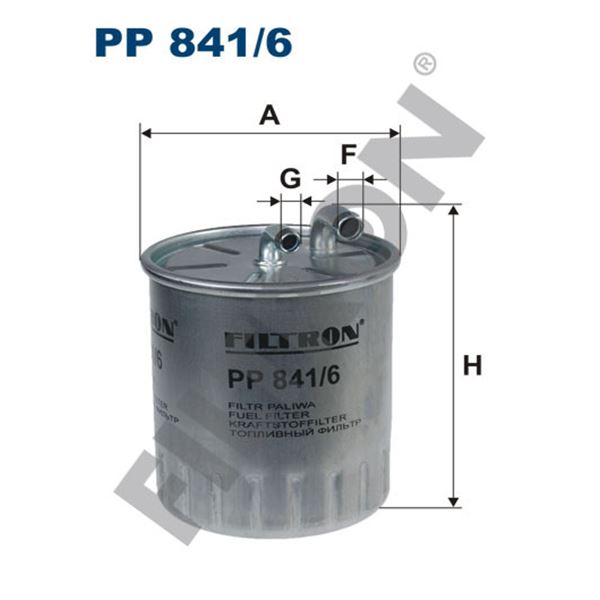 Filtre à gasoil Filtron PP841/6 Filtre à gasoil Filtron PP841/6