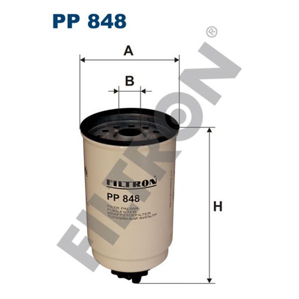 Filtre à gasoil Filtron PP848 Filtre à gasoil Filtron PP848