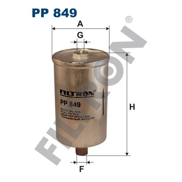 Filtre à gasoil Filtron PP849 Filtre à gasoil Filtron PP849