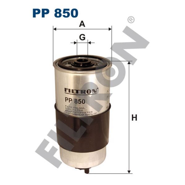 Filtre à gasoil Filtron PP850 Filtre à gasoil Filtron PP850