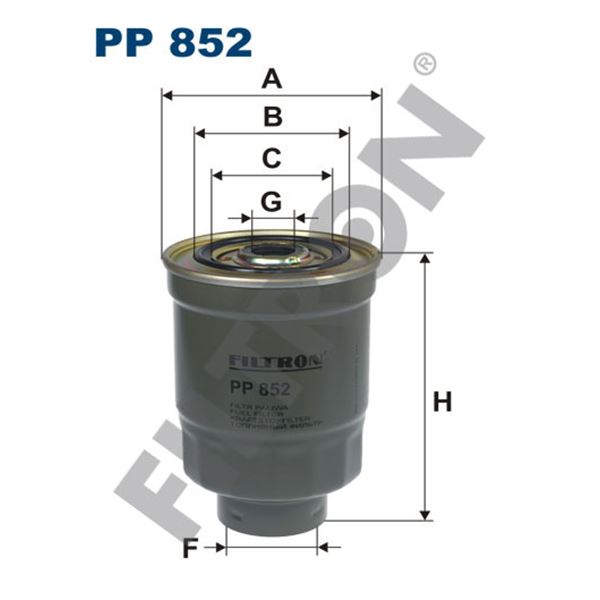 Filtre à gasoil Filtron PP852 Filtre à gasoil Filtron PP852