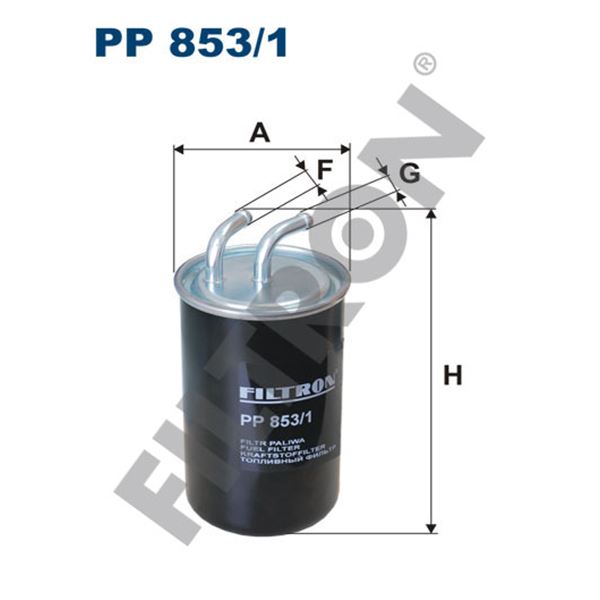 Filtre à gasoil Filtron PP853/1 Filtre à gasoil Filtron PP853/1