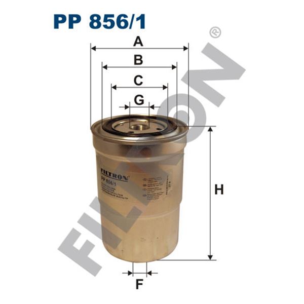 Filtre à gasoil Filtron PP856/1 Filtre à gasoil Filtron PP856/1