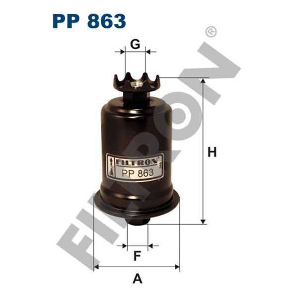 Filtre à gasoil Filtron PP863 Filtre à gasoil Filtron PP863