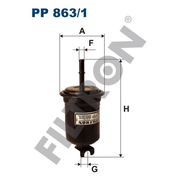 Filtre à gasoil Filtron PP863/1 Filtre à gasoil Filtron PP863/1