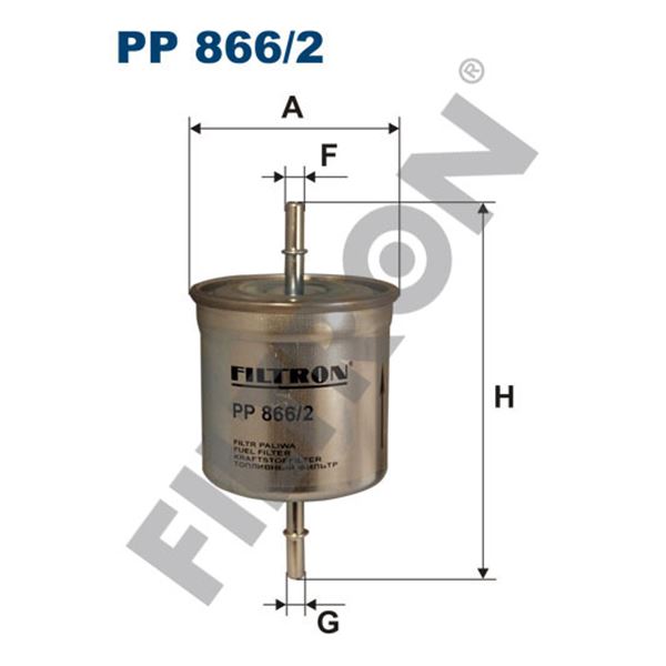 Filtre à gasoil Filtron PP866/2 Filtre à gasoil Filtron PP866/2