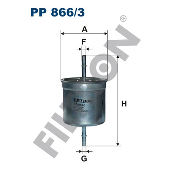 Filtre à gasoil Filtron PP866/3 Filtre à gasoil Filtron PP866/3