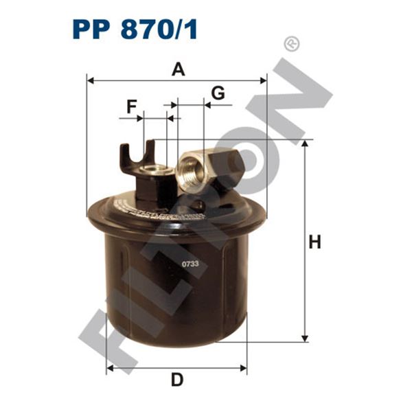 Filtre à gasoil Filtron PP870/1 Filtre à gasoil Filtron PP870/1