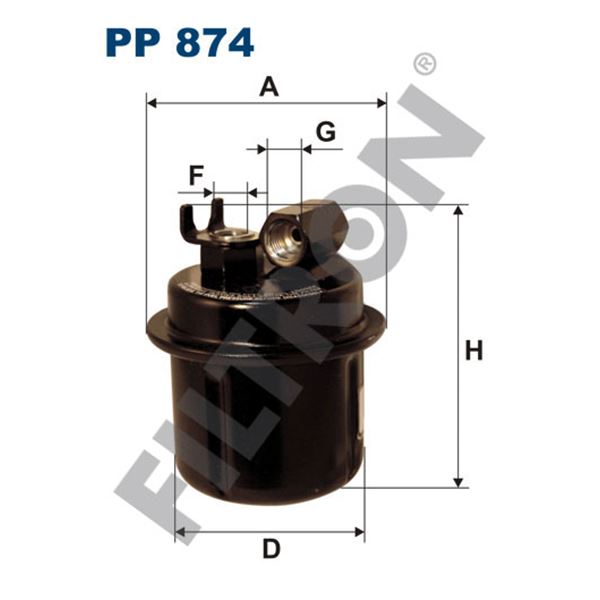 Filtre à gasoil Filtron PP874 Filtre à gasoil Filtron PP874