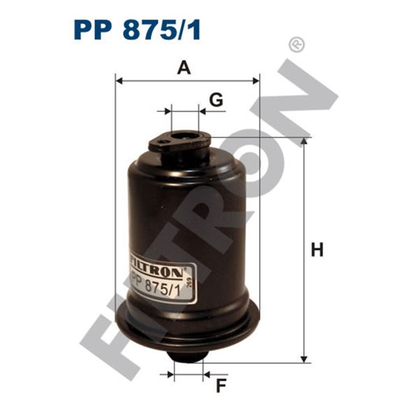 Filtre à gasoil Filtron PP875/1 Filtre à gasoil Filtron PP875/1