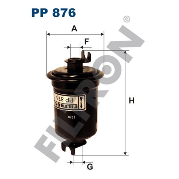Filtre à gasoil Filtron PP876 Filtre à gasoil Filtron PP876