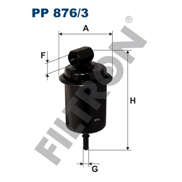 Filtre à gasoil Filtron PP876/3 Filtre à gasoil Filtron PP876/3