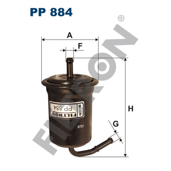 Filtre à gasoil Filtron PP884 Filtre à gasoil Filtron PP884