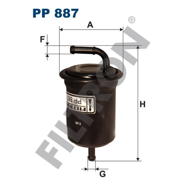 Filtre à gasoil Filtron PP887 Filtre à gasoil Filtron PP887