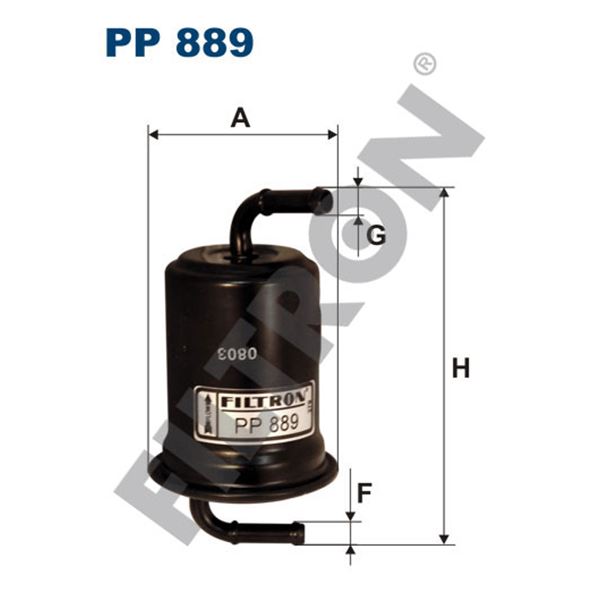 Filtre à gasoil Filtron PP889 Filtre à gasoil Filtron PP889