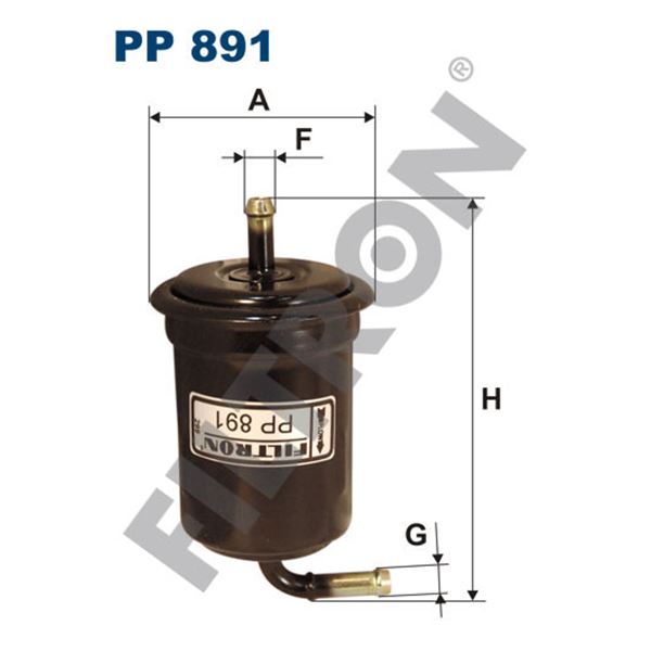 Filtre à gasoil Filtron PP891 Filtre à gasoil Filtron PP891