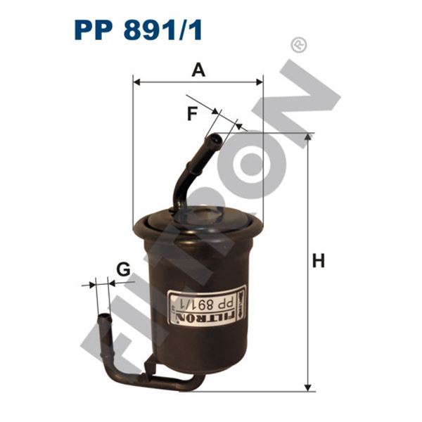 Filtre à gasoil Filtron PP891/1 Filtre à gasoil Filtron PP891/1