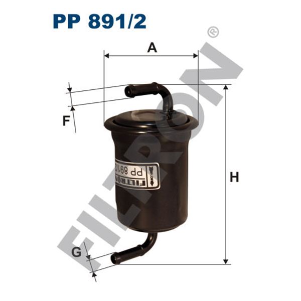 Filtre à gasoil Filtron PP891/2 Filtre à gasoil Filtron PP891/2