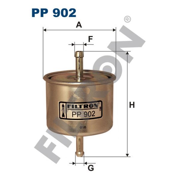 Filtre à gasoil Filtron PP902 Filtre à gasoil Filtron PP902