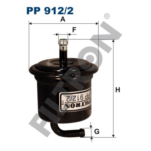 Filtre à gasoil Filtron PP912/2 Filtre à gasoil Filtron PP912/2