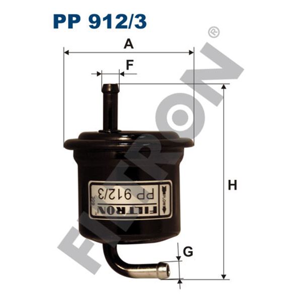 Filtre à gasoil Filtron PP912/3 Filtre à gasoil Filtron PP912/3
