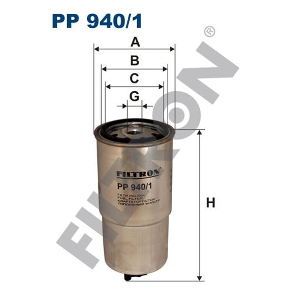 Filtre à gasoil Filtron PP940/1 Filtre à gasoil Filtron PP940/1