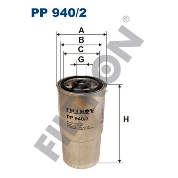 Filtre à gasoil Filtron PP940/2 Filtre à gasoil Filtron PP940/2