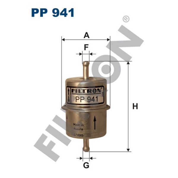 Filtre à gasoil Filtron PP941 Filtre à gasoil Filtron PP941