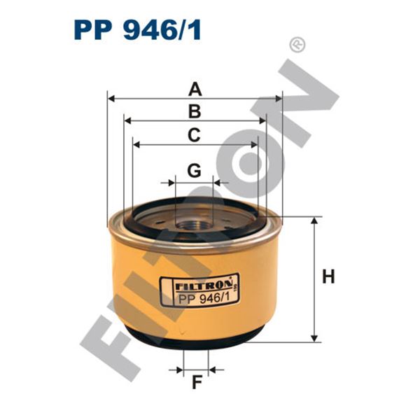 Filtre à gasoil Filtron PP946/1 Filtre à gasoil Filtron PP946/1