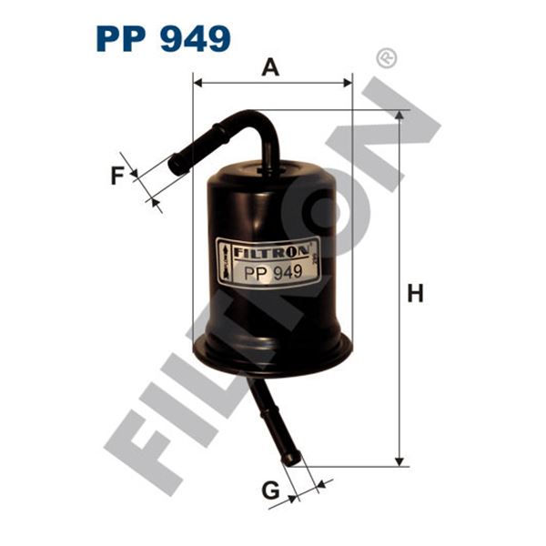 Filtre à gasoil Filtron PP949 Filtre à gasoil Filtron PP949