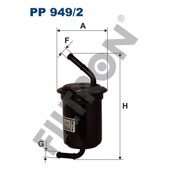 Filtre à gasoil Filtron PP949/2 Filtre à gasoil Filtron PP949/2