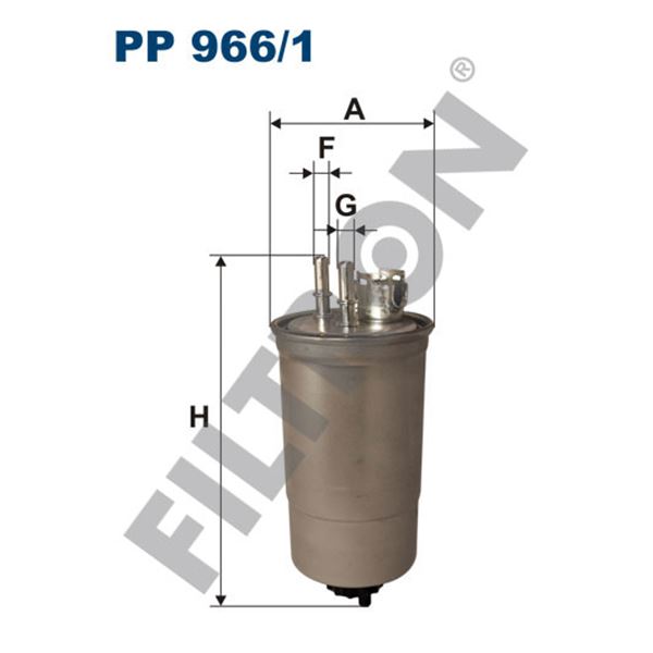 Filtre à gasoil Filtron PP966/1 Filtre à gasoil Filtron PP966/1