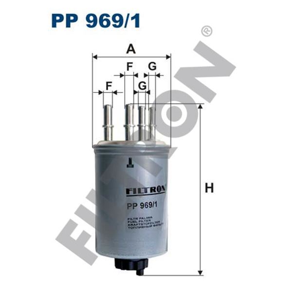 Filtre à gasoil Filtron PP969/1 Filtre à gasoil Filtron PP969/1