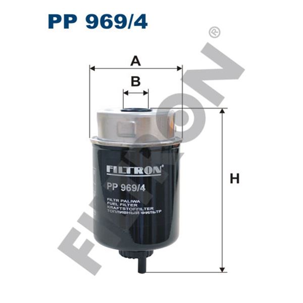 Filtre à gasoil Filtron PP969/4 Filtre à gasoil Filtron PP969/4