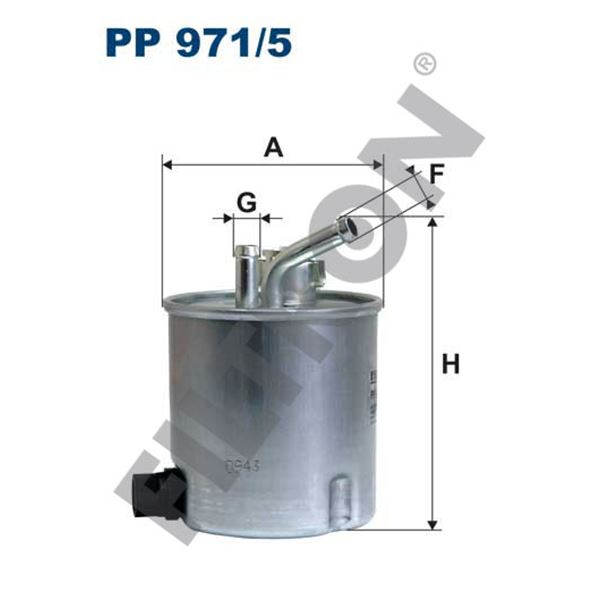 Filtre à gasoil Filtron PP971/5 Filtre à gasoil Filtron PP971/5